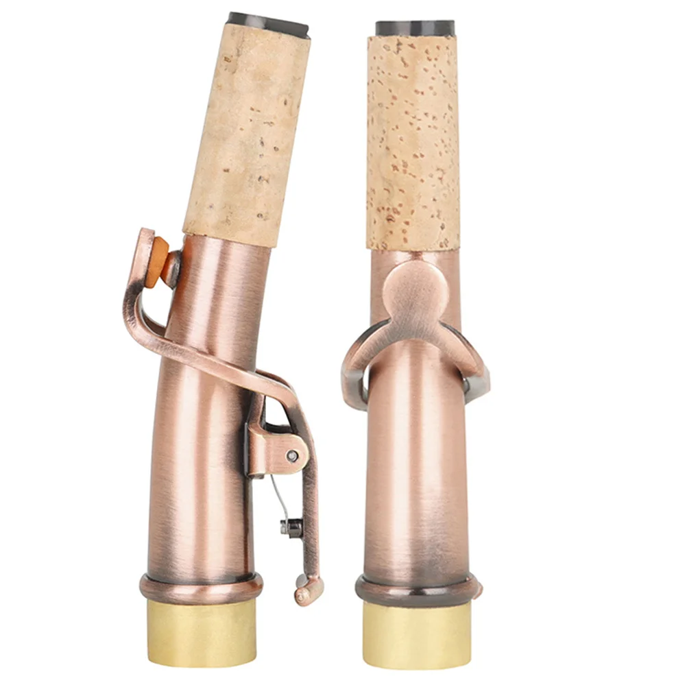 

2pcs Saxophone Soprano Sax Flute Head Replacement Metal Ligature For Sax Players Multi-Function Durable Portable Saxophone