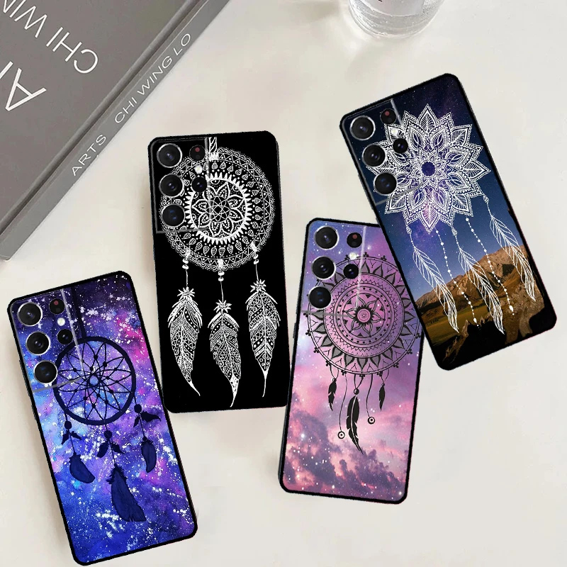 Etui The Dream Catcher Mandala do Samsung Galaxy S24 S23 Ultra S22 Note 10 Plus Note 20 S9 S10 S21 FE S20 FE Cover
