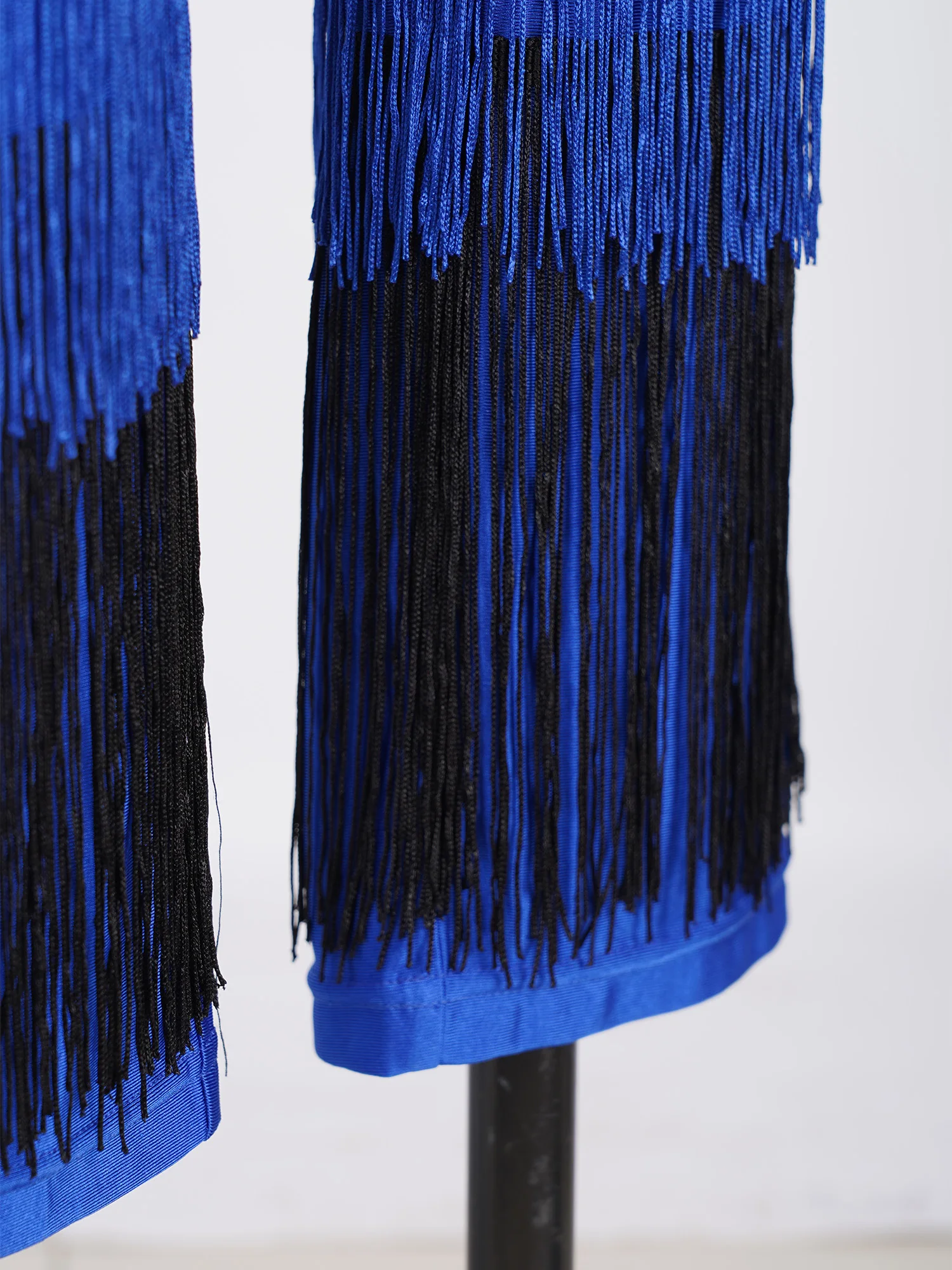 Sexy Sequins Tiered Tassel Jumpsuit for Women Disco Latin Cha Cha Dance Performance Samba Fringe Pants Full Bodysuit Dancewear