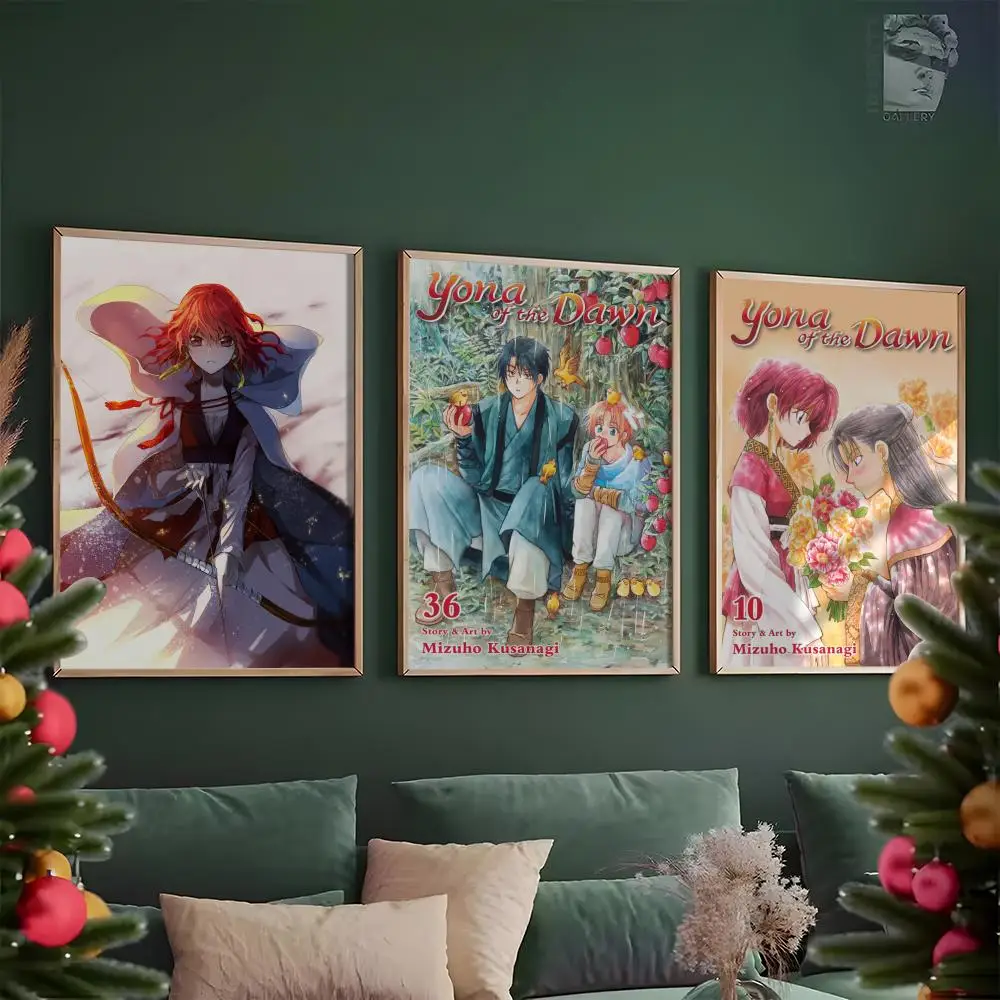 Poster HD Anime Hot Theme Singer/OST/Movie-Waterproof Self-Stick Home Decor Anime Yona Of The Dawn