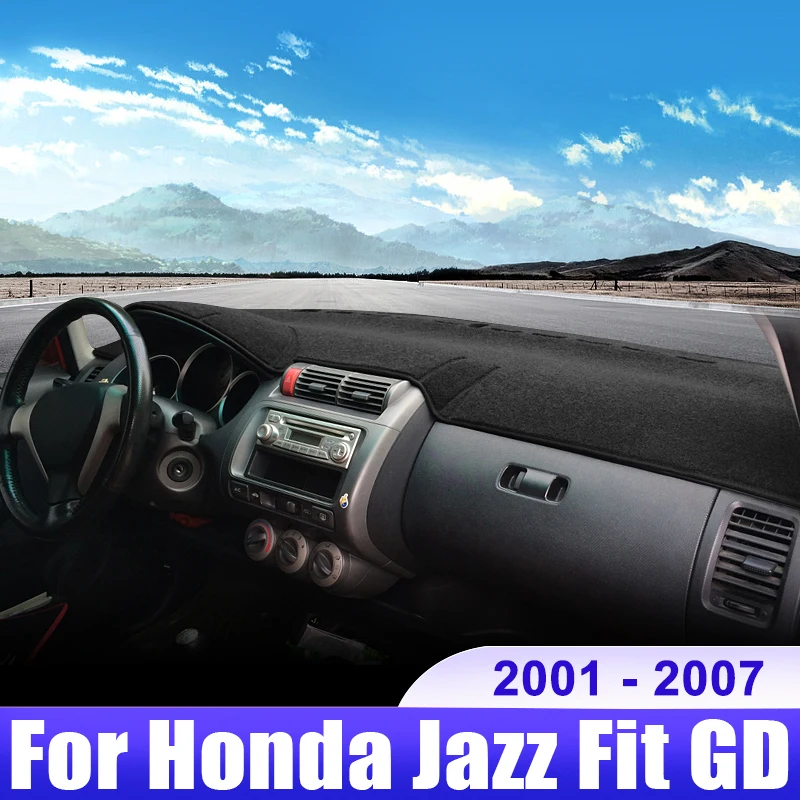 For Honda Fit Jazz MK1 2001 2002 2003 2004 2005 2006 2007 Car Dashboard Cover Dash Mat Sun Shade Non-slip Pad Accessories