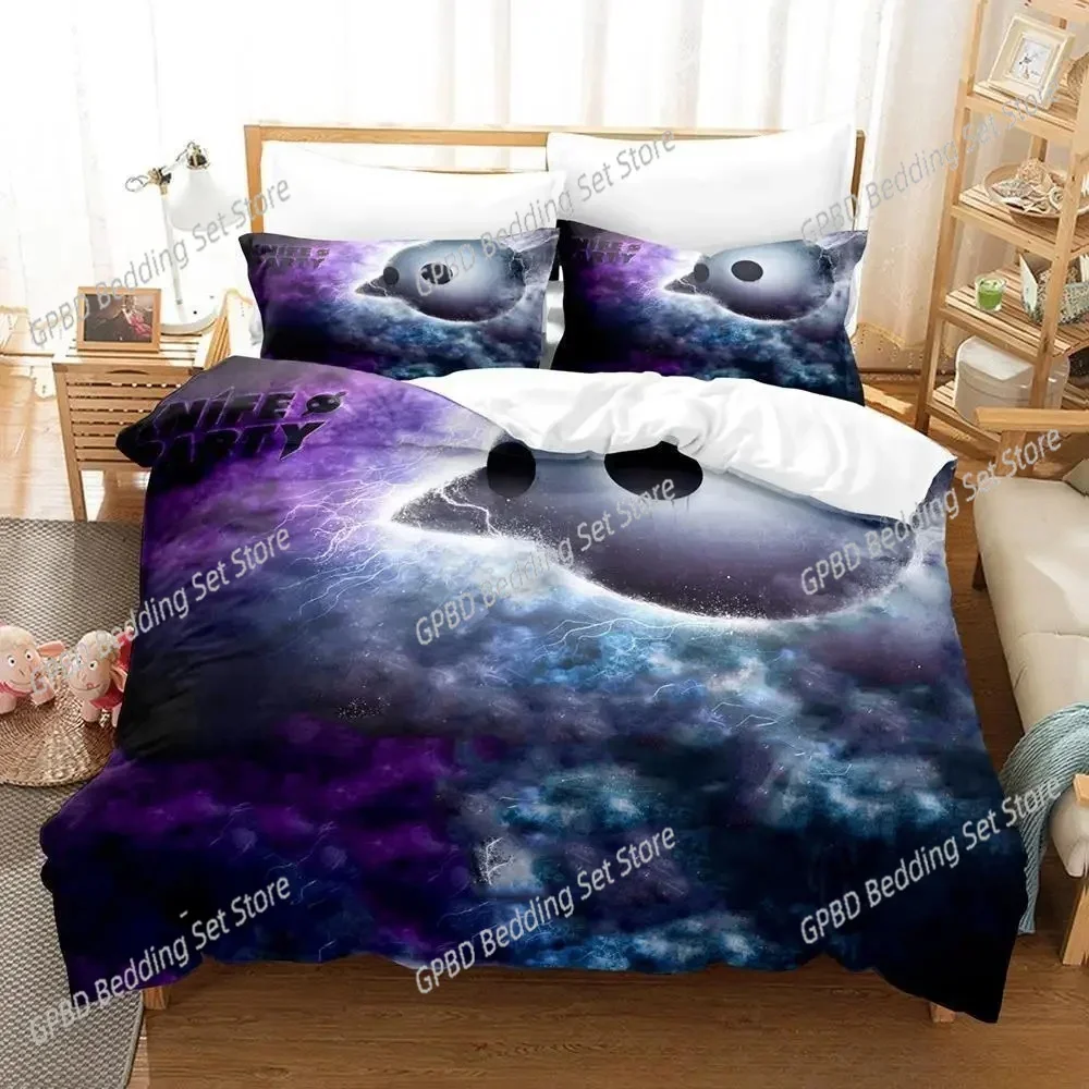 Knife Party Abandon Ship Comfortable Duvet Quilt Cover Pillowcase Bedding Set Children Bedroom Decoration Home Textile