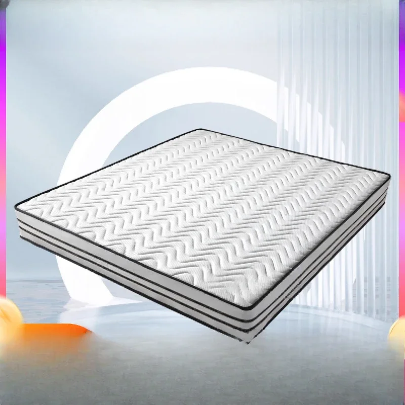 Mattress, environmentally friendly brown independent spring mattress, medium hard 22cm