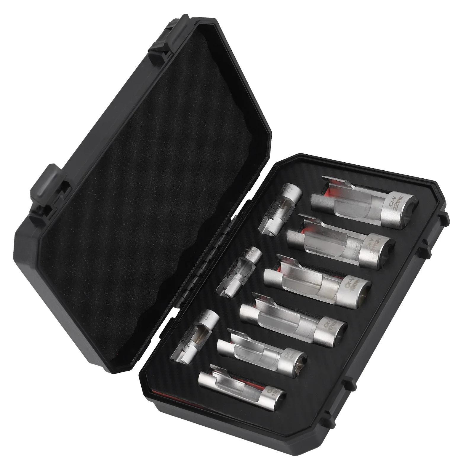 

Diesel Injector Fuel Line Socket Wrench Kit for Fastener on Bent Pipes 10-22mm