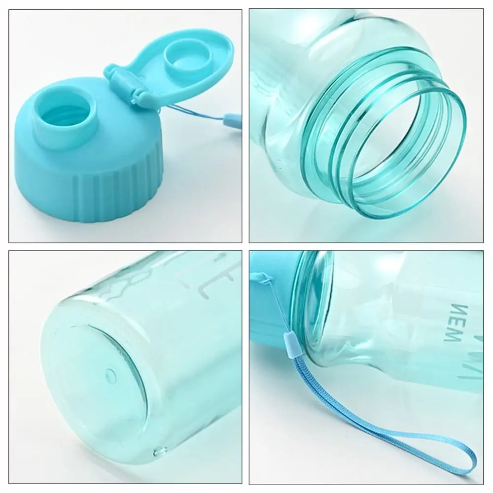 

550ML Portable Sport Transparent Plastic Large Capacity Water Bottle Water Cup