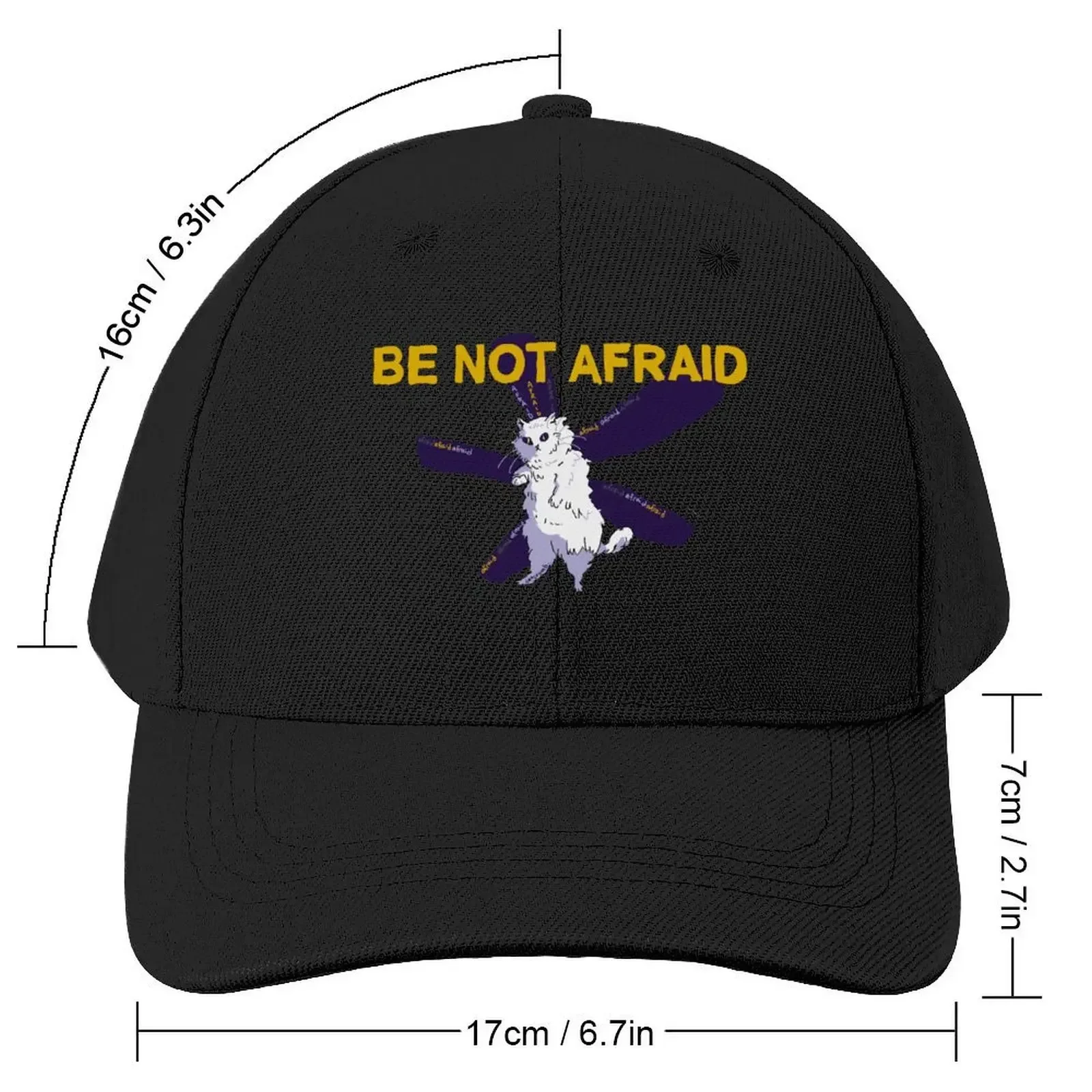 be not afraid Baseball Cap Military Cap Man Hat Luxury Brand Horse Hat Caps For Women Men's