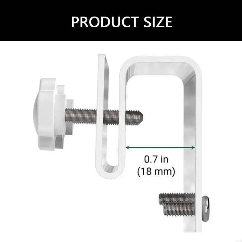 97QD Montagem confiável calha ângulos ajustáveis ​​Montagem calha Metal para S330 e S340