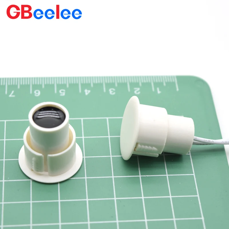 50PCS Embedded Anti-theft Door Magnetic Switch ABS Plastic Magnetic Control Cylindrical Wind Shower Purification Room Door Magne