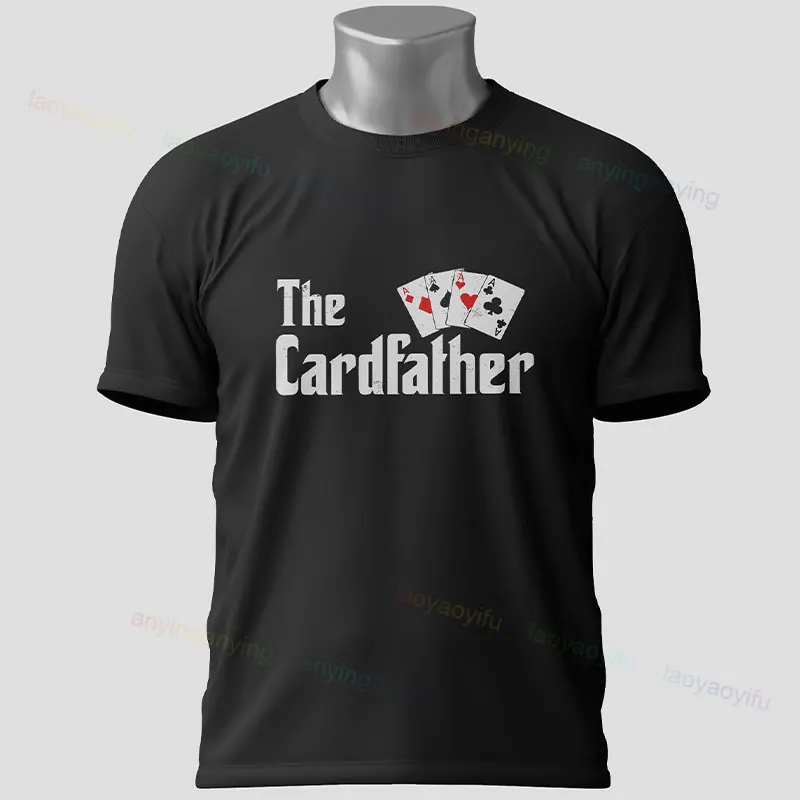 تي شيرت برسومات أوراق لعب البوكر المضحكة مع تي شيرت قطني بأكمام قصيرة "عندما فقدان ذلك يدي وأشارك القدم" #5