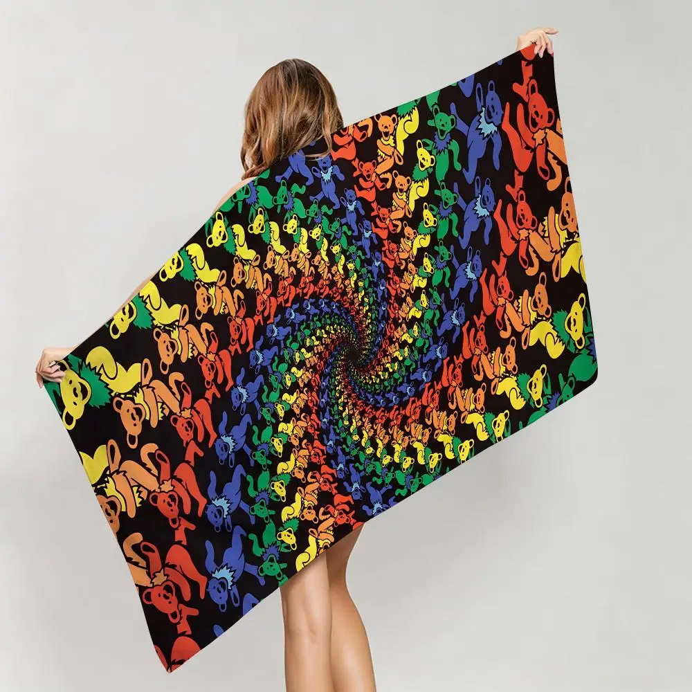 Vintage G-Grateful DeadS Towel Five-Star Hotel Quality Eco-Friendly Ultra Soft Thick Towels & Beach Towels