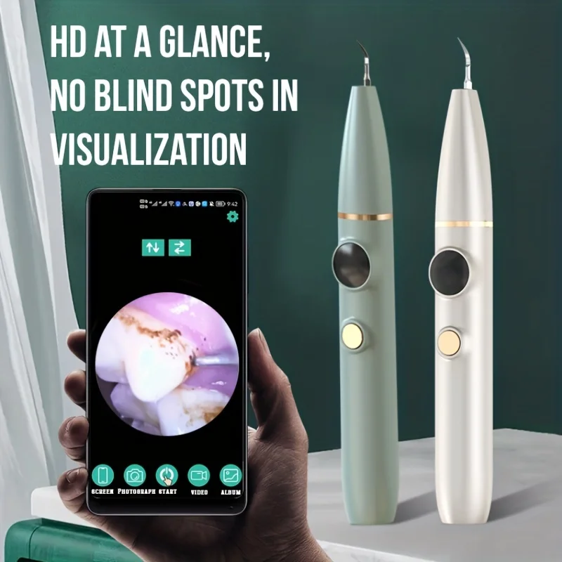 WiFi visibile Ultrasonic Dental Calculus Remover denti placca Scaler tartaro Eliminator Electric Dental Tooth Stone Remover