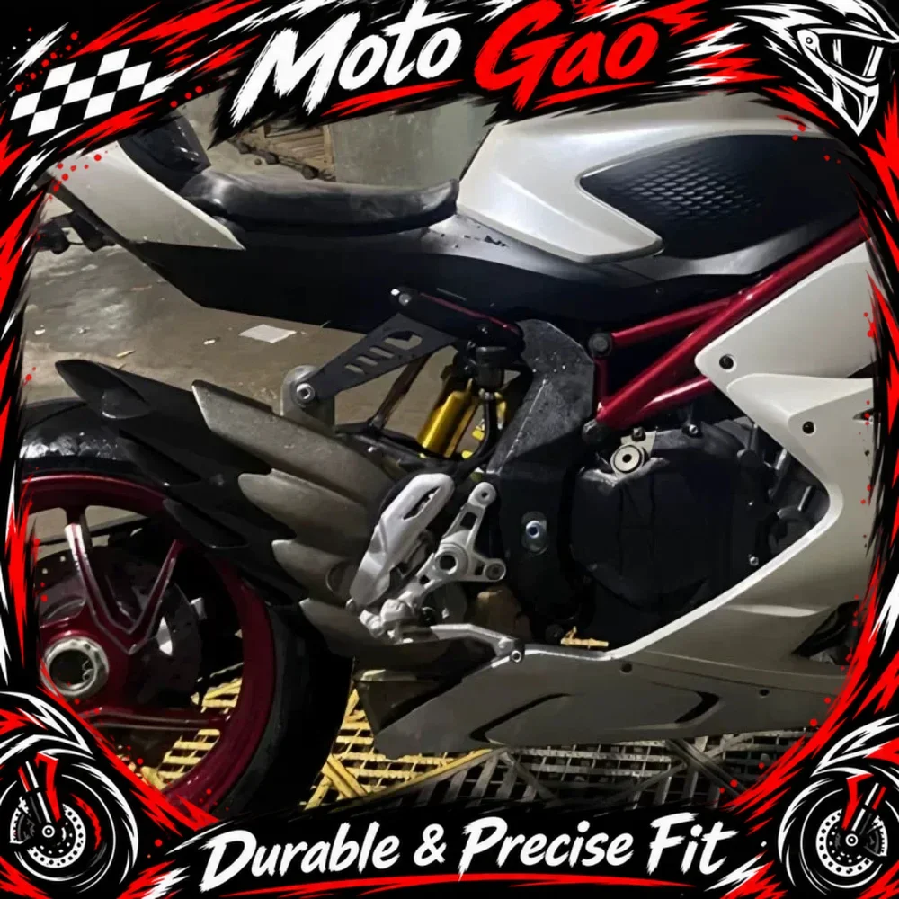 【Precise Fit】Compatible with QJMOTOR SRK921 RR aftermarket parts: rear footpeg removal bracket, exhaust pipe hanger accessory.