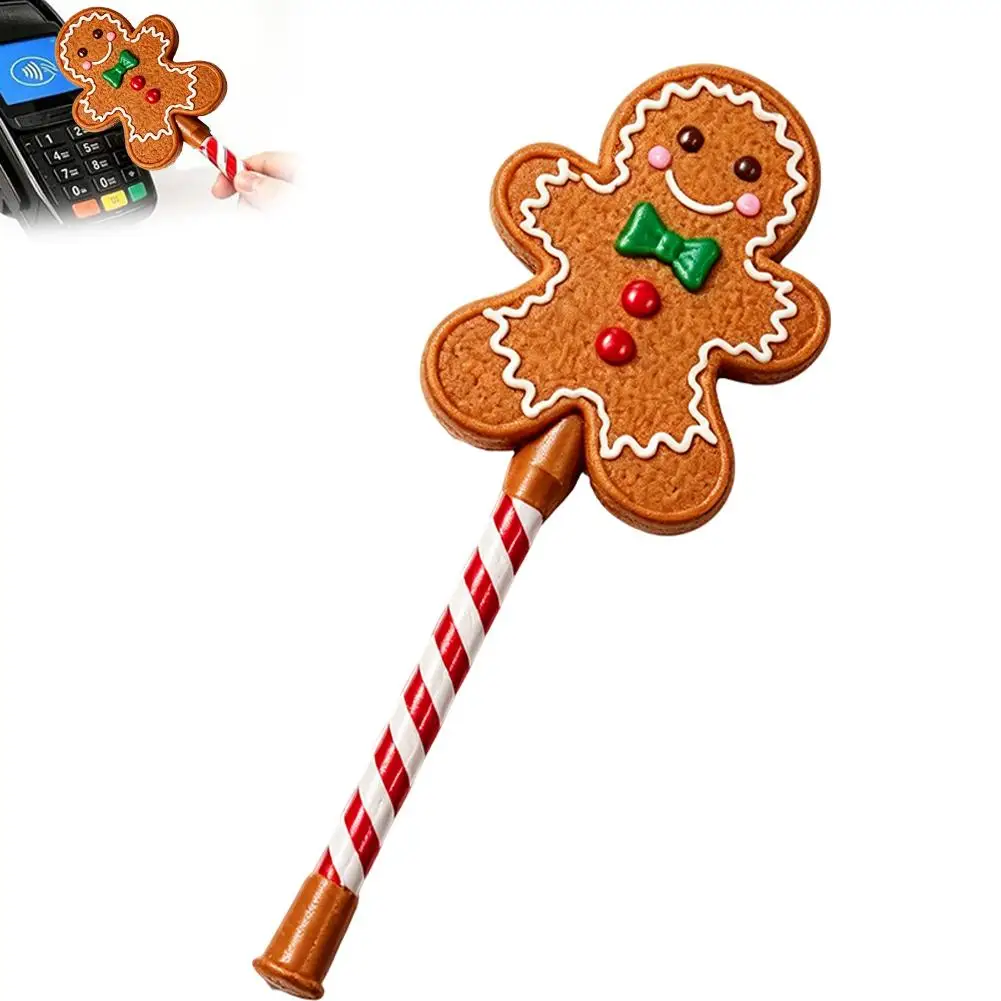 Weihnachtlicher Kreativer Zauberstab für Tap-to-Pay-Funktion, Kreditkartenhalter, Tragbares Weihnachts-Zahlungszubehör, Weihnachtsmann-Zubehör – Detail 3
