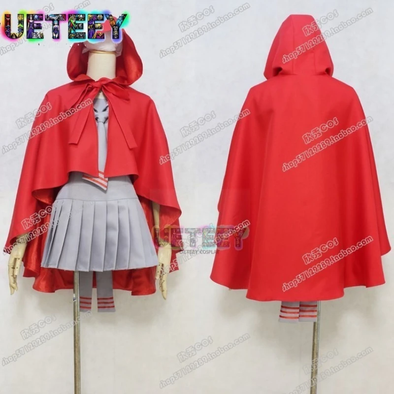 UETEEY COS ZONE-00 Zero Zone Northern Witch Ruiko Cosplay School Uniform Anime Cosplay Clothing Full Set HalloweenCustom Size