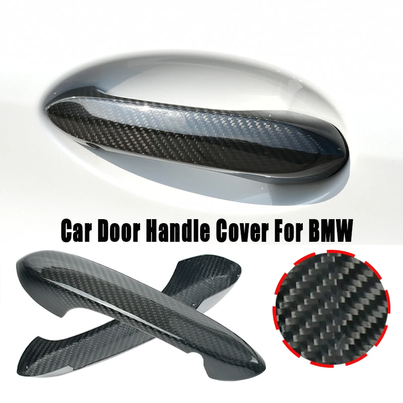 Dry Carbon Fiber Car Side Body Door Handle Cover Trim For BMW G20 3 Series G14 G15 G16 2020+ G01 X3 G02 X4 G05 X5 G06 X6 G07 X7