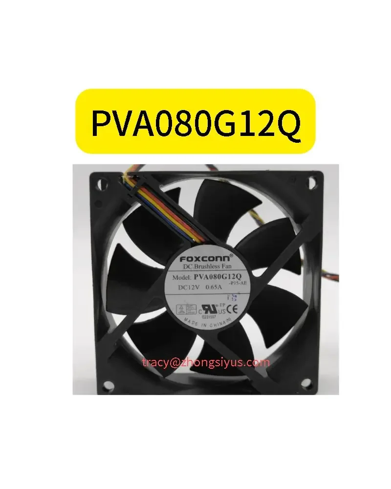 

New 8cm8025 12V0.65A4 pin PWM high airflow CPU fan PVA080G12Q