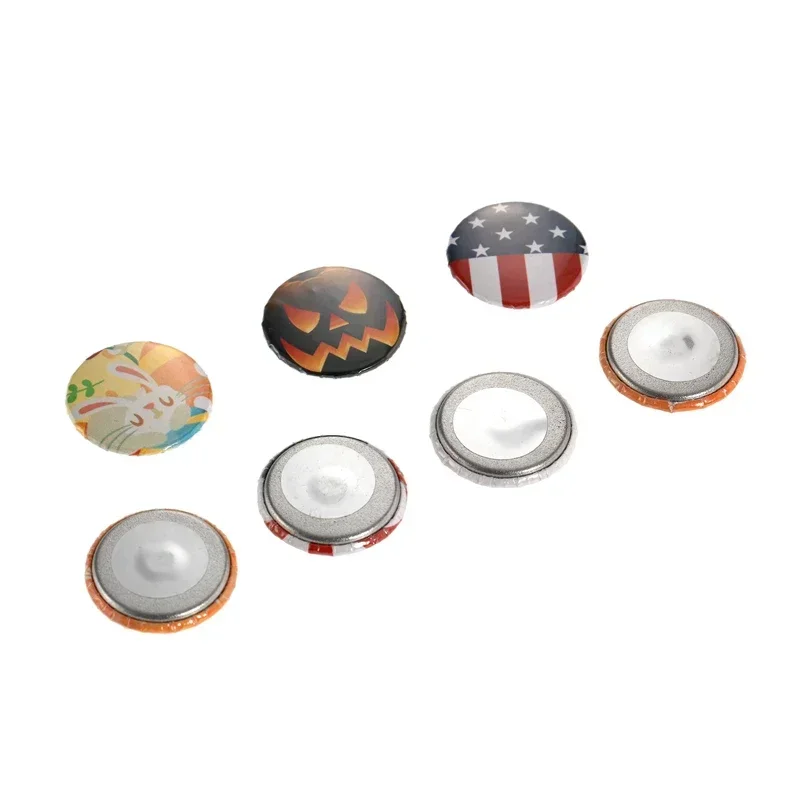 100pcs 25mm 32mm 58mm Magnet Fridge Button Making Parts DIY Refrigerator Button Badge Maker Machine Accessories Supplies