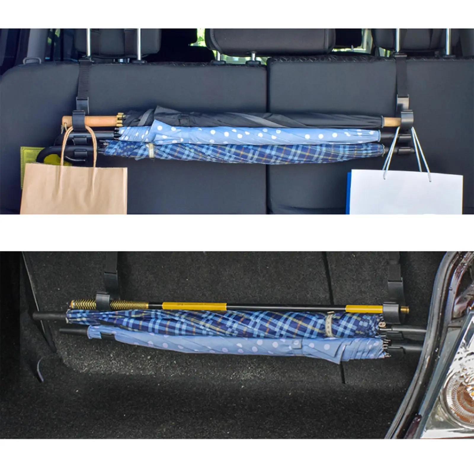 

Universal Car Headrest Hooks Headrest Hook Holder Purse Hanger for Wallets Jackets