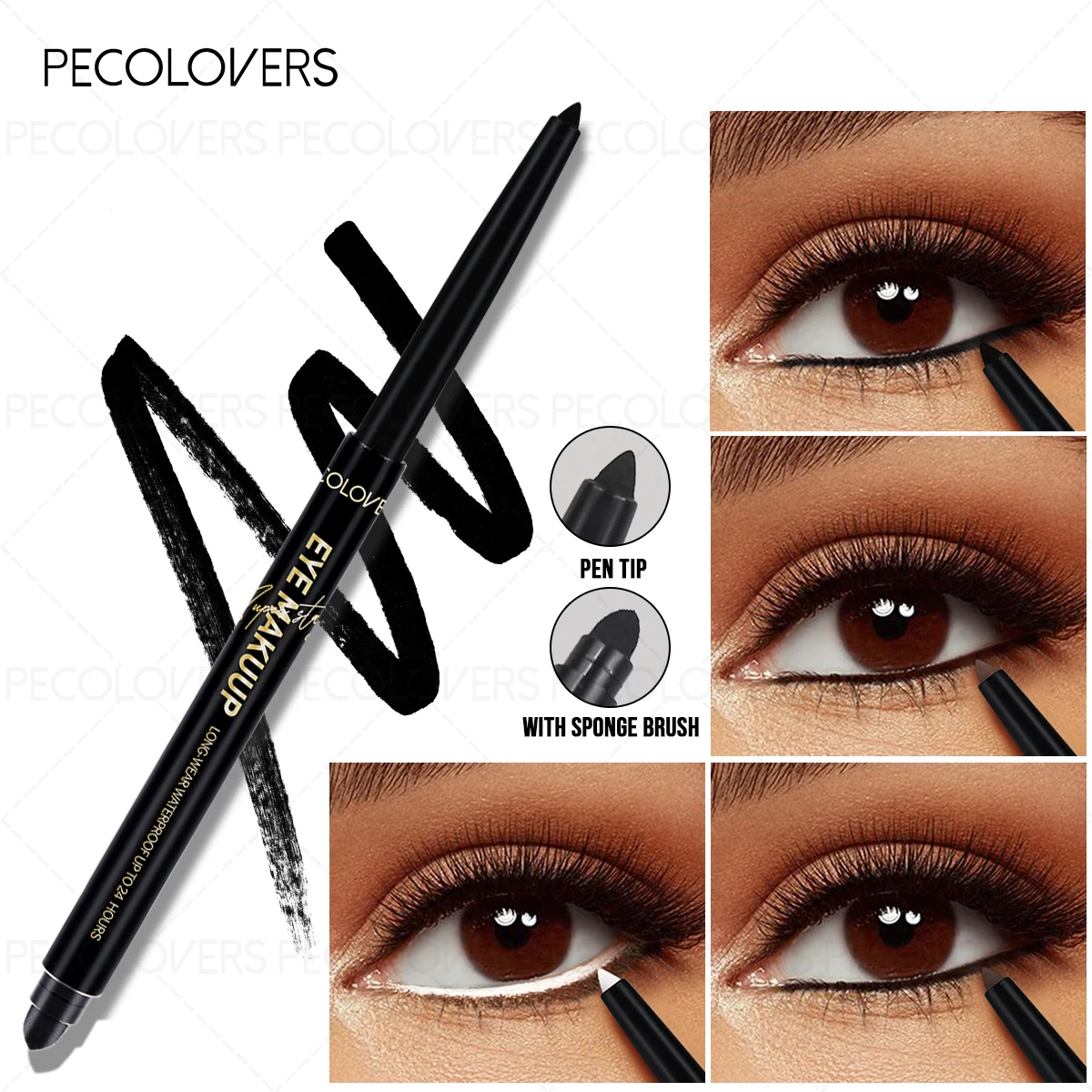 Wischfester, Schweißresistenter Eyeliner-Stift, Perfekte Augenwinkel, Eyeliner, Augen-Make-up