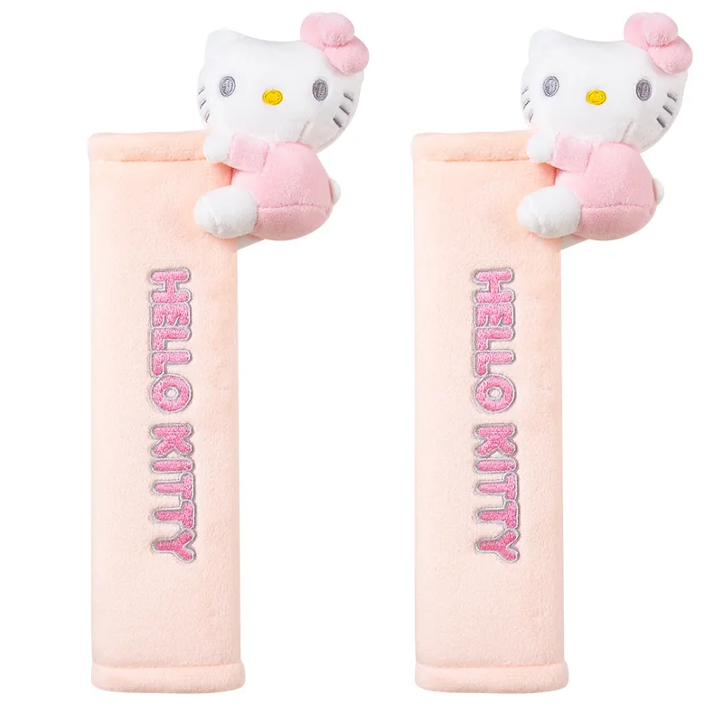 

Hello Kitty Car Safety Belt Cover Adjustable Seat Belt Cover Shoulder Strap Cover Car Shoulder Protector Pad Auto Accessories