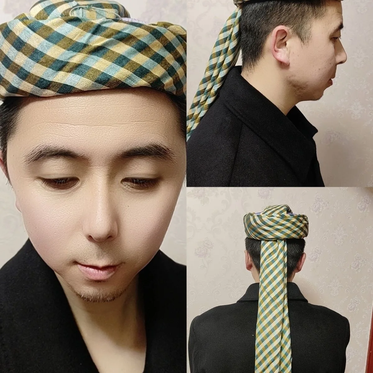 Muslim Caps For Men Scarf Headscarf Freeshipping Islamic Kerchief Hijab Saudi Arabia Jewish Turban Headwraps Pakistan 05281