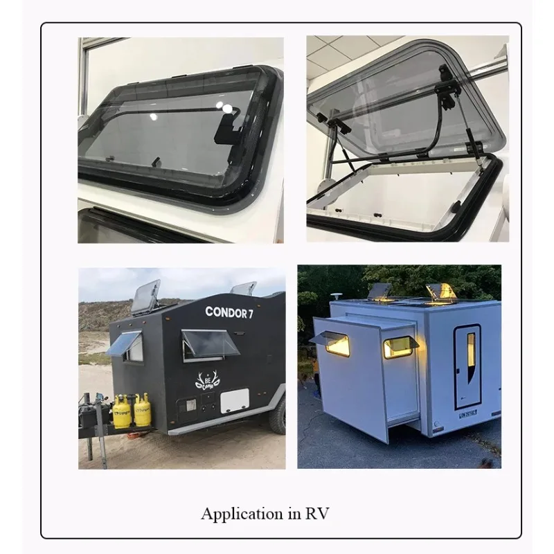 قم بتضيء RV الخاص بك مع كوة ألومنيوم Rv الصديقة للبيئة مع ملحقات التخييم Sunblind كوة Rv #3