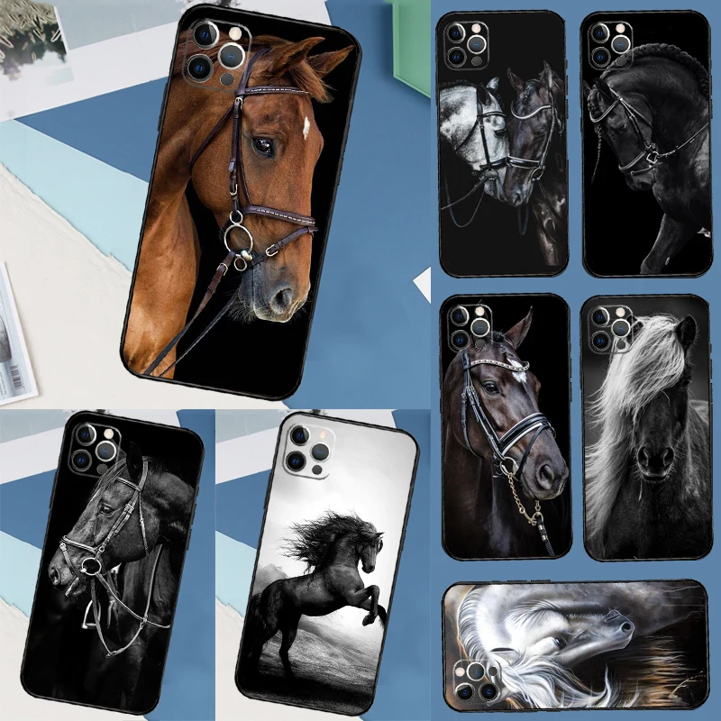 Dominante Cool Horse Case Voor Samsung Galaxy S25 Ultra S20 S21 S22 S23 S24 Ultra S9 S10 Plus S25 FE Cover Coque