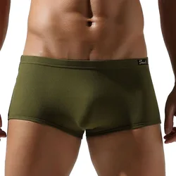 Men boxer Comfortable and breathable Underwear solid Home Men boxer