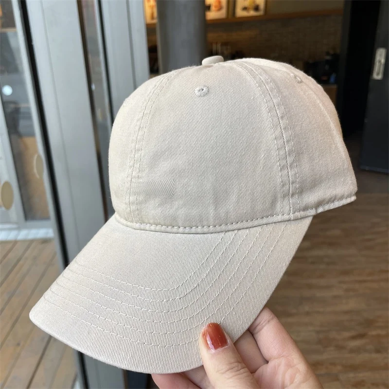 

Four-Season Casual Baseball Cap ex Spring Autumn Winter Soft Top Faionable Korean Sle Streetwear Student Trendy Hat