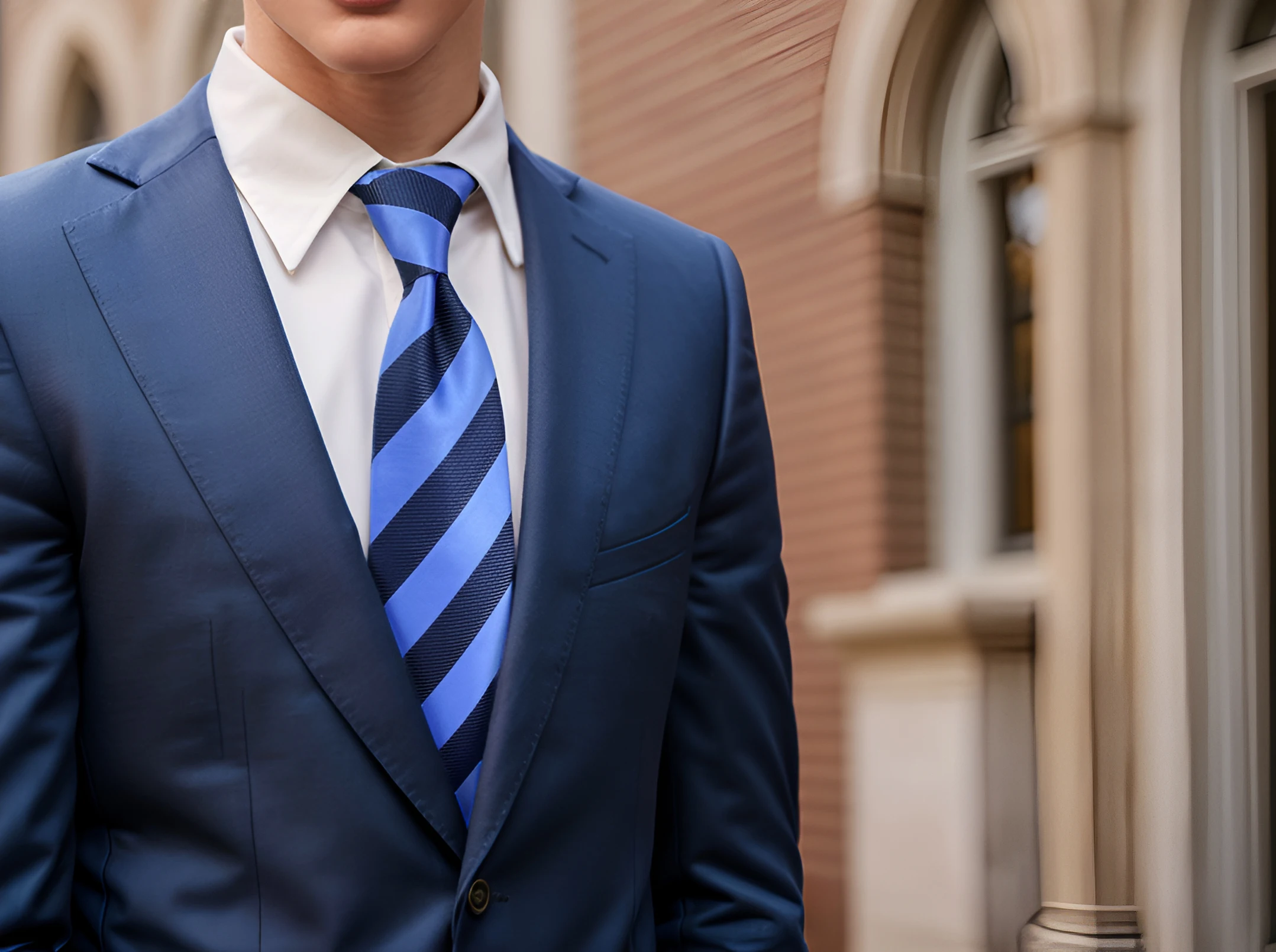 Colorful Striped Necktie 63\