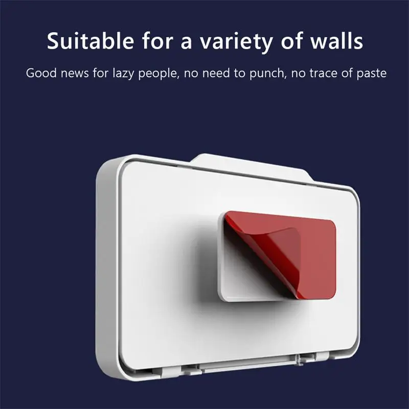 Neue Rotation Wasserdichte Badezimmer Telefon Wand Halterung Einstellbare Dusche Telefon Fall Stick auf Wand Bad Wc Telefon Halter – Detail 17