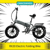 CMACEWHEEL RX20 Electric Folding Bike 750W Motor 45km/h Max Speed 17Ah Battery 20*4.0 inch Fat Tire E-Bike  Hydraulic Brake