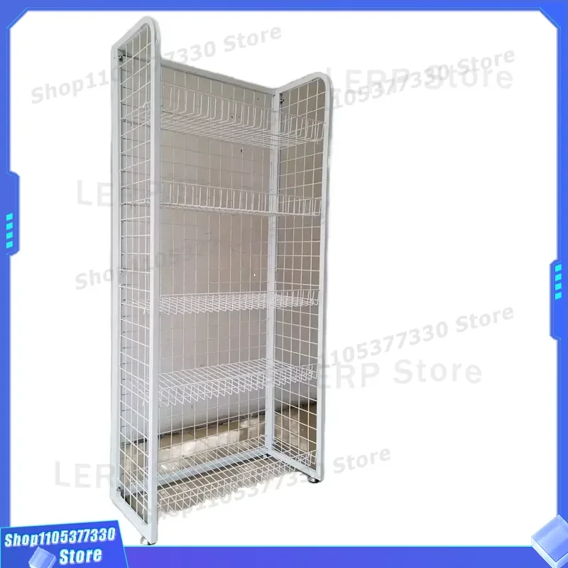 Multi Layer Iron Bread Rack Display Stand for Supermarket Canteen Convenience Store Pharmacy Shelf Organizer Kitchen Storage