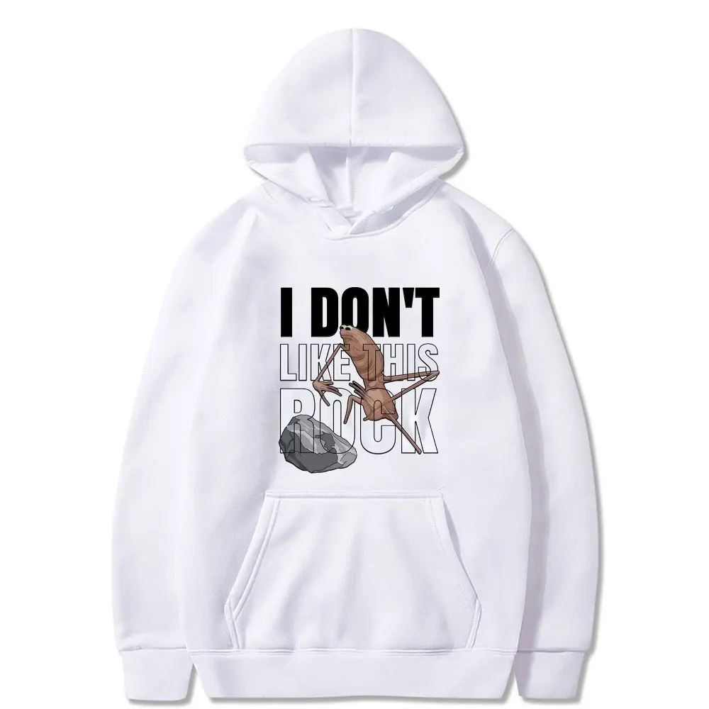 عرض ساخن أنا لا أحب هذا روك هوديي ماركوس الدودة مضحك ميمي البلوز الرجال النساء عادية خمر المتضخم مقنعين البلوز