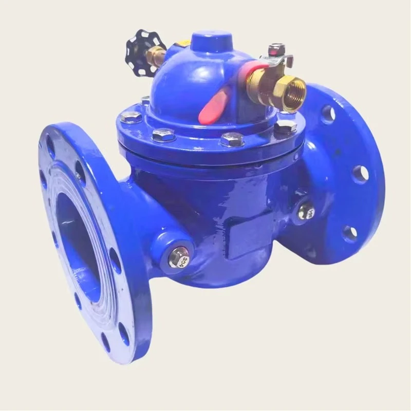 100X-16Q six-in-one valve remote control float valve hydraulic controllability flange connection noiseless ink valve body