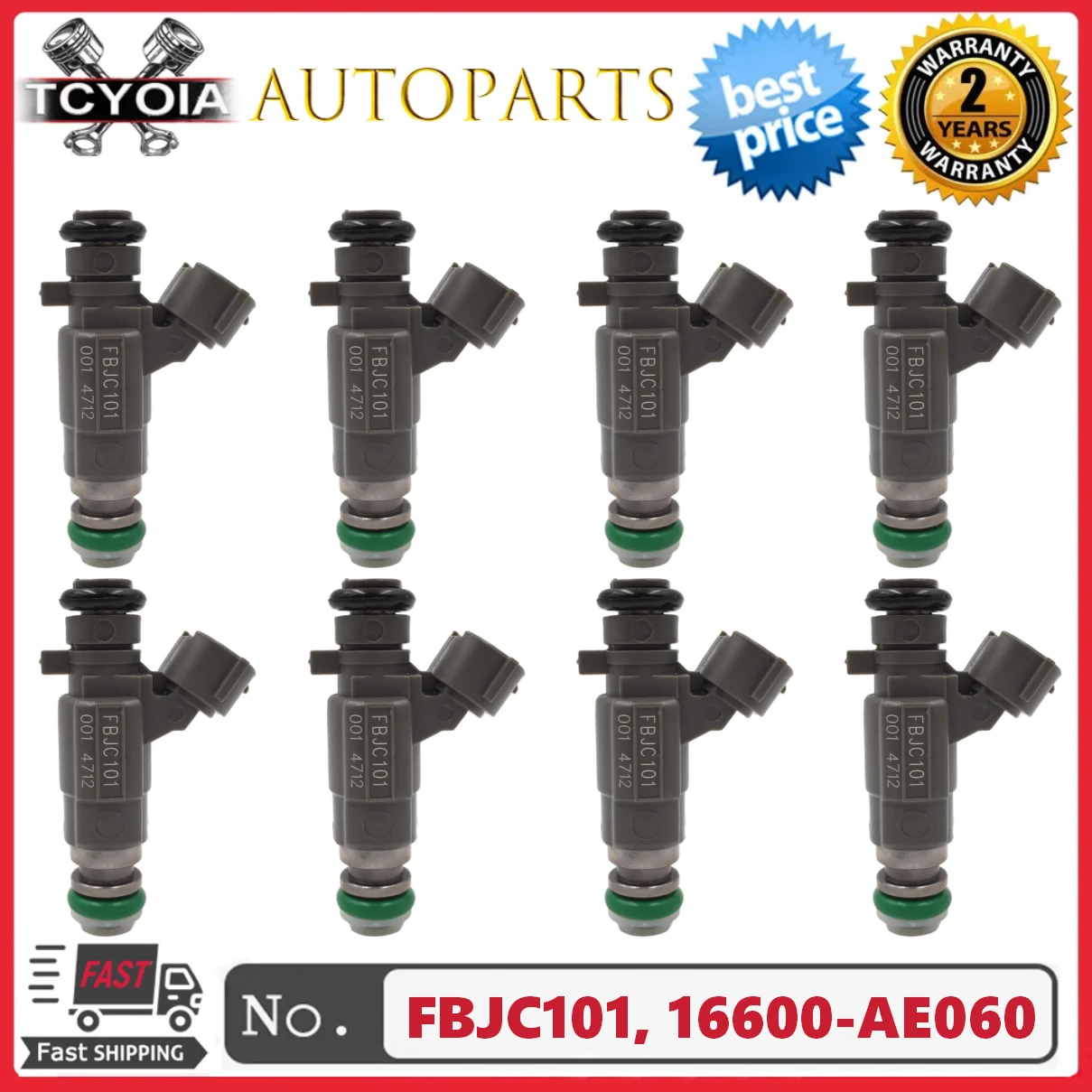 

6/8 шт. топливные форсунки FBJC101 16600-AE060 для Nissan Altima Maxima Murano Infiniti I35 3,5 л V6 INFINITI FX45 Q45 M45 4,5 л V8