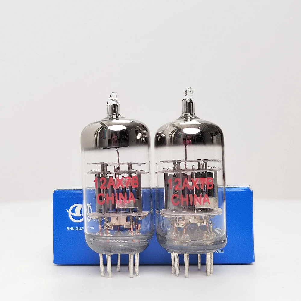 SHUGUANG 12AX7B Vacuum Tube Audio Valve Replaces PSVANE TUNG-SOL GOLD LION LINLAI JJ  EH  ECC83 12AX7 Electronic Tube Amplifier