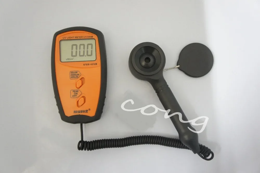 280 ~ 380nm UV Lux/Medidor de luz UVA UVB Detector Tester UV340B