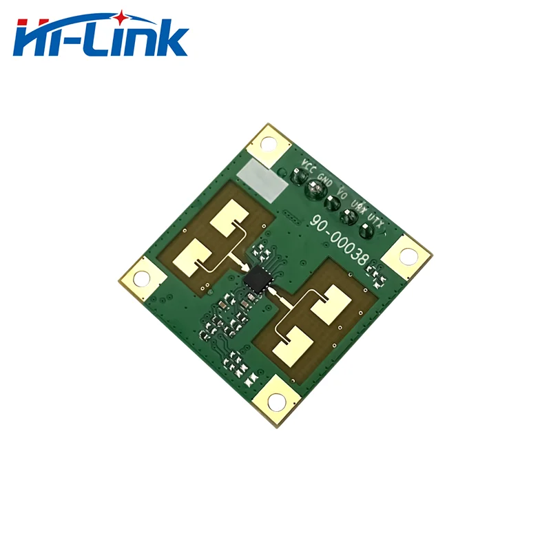 Gratis ongkir HILINK เซ็นเซอร์ตรวจจับการเคลื่อนไหวของมนุษย์24กิกะเฮิร์ตซ์โมดูลเรดาร์โมดูล TTL การสื่อสารแบบอนุกรม LD1115H สมาร์ทโฮมตรวจจับการเคลื่อนไหวขนาดเล็ก