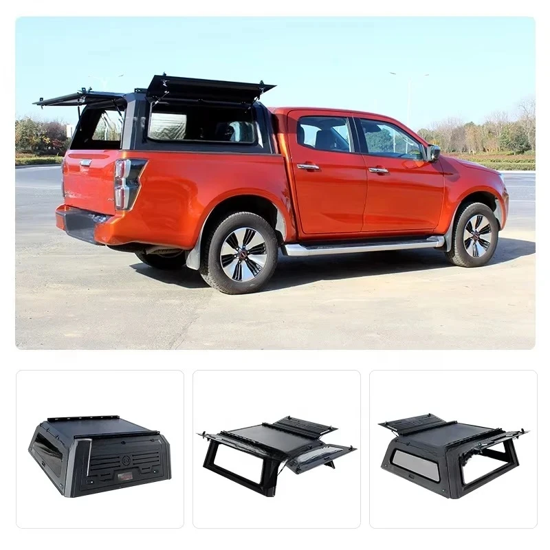 Navara Np300 Accessories Steel 4X4 Pickup Trunk Canopy Topper Bed Cover Camper For D22