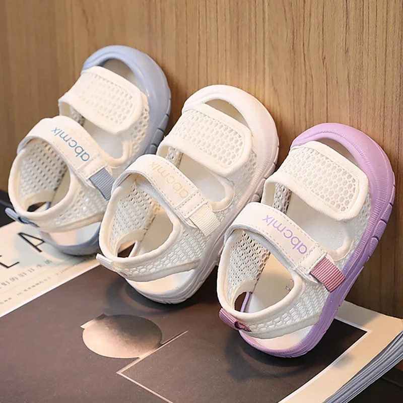 2026Summer Mesh Sandals For Girls Ergonomics Anti-slippery Infant Girl's Sandals Breathable Toddler Shoes For Summer Beach Shoes