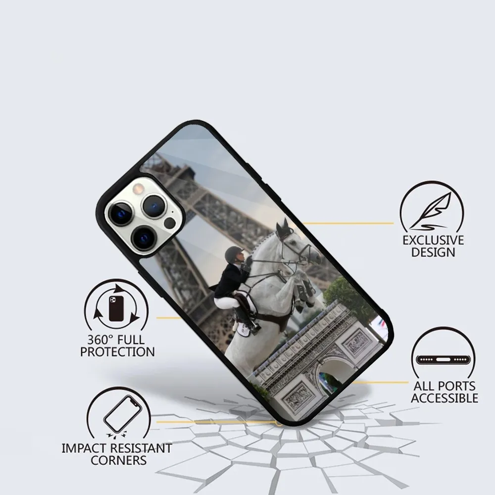 Competition Equestrian Horse  Phone Case For iPhone 15,14,13,12,11,Plus,Pro,Max Mini Magsafe Magnetic Wireless Charging