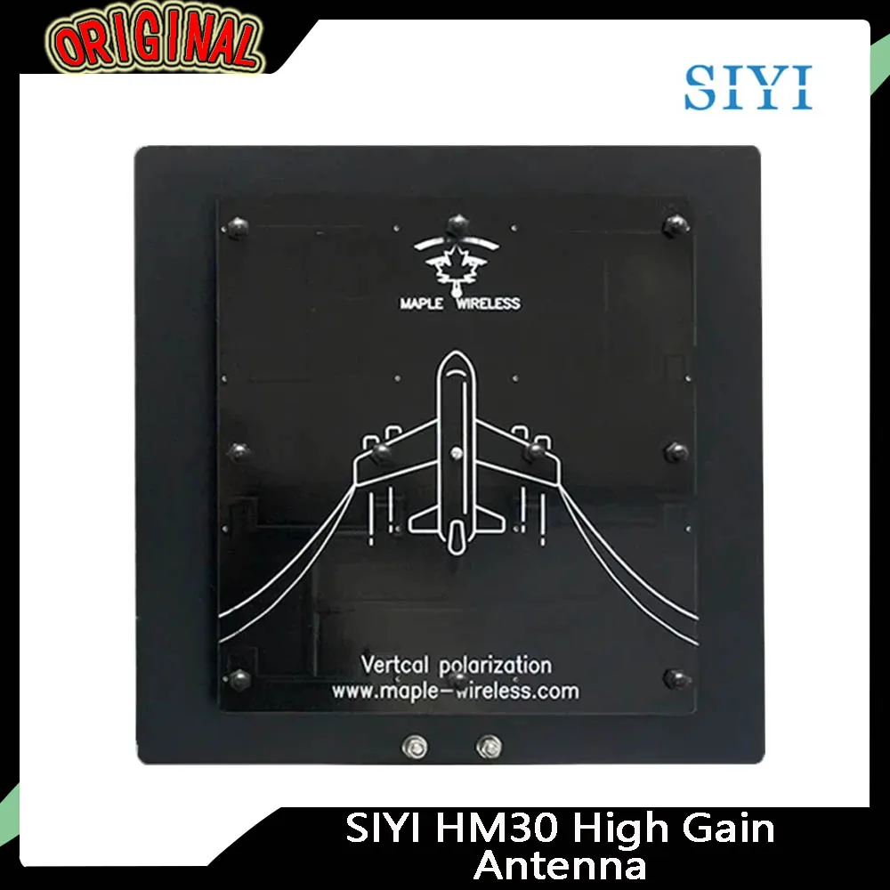 

SIYI HM30 Directional Patch Antenna - 21dB/17dB High Gain, Compatible with HM30 Ground Unit for FPV Long-Range Systems