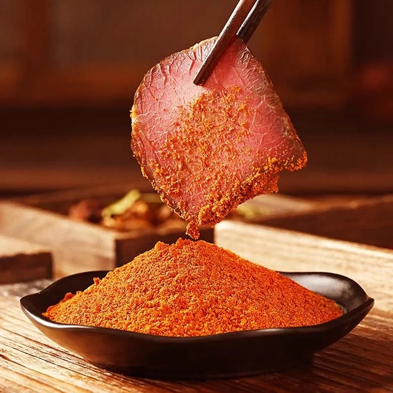 CuiHong Classic Chili,Hot and Spicy Chili Powder 3.53oz(100g)*2 Packs(Each Pack Contains 10 Packets)