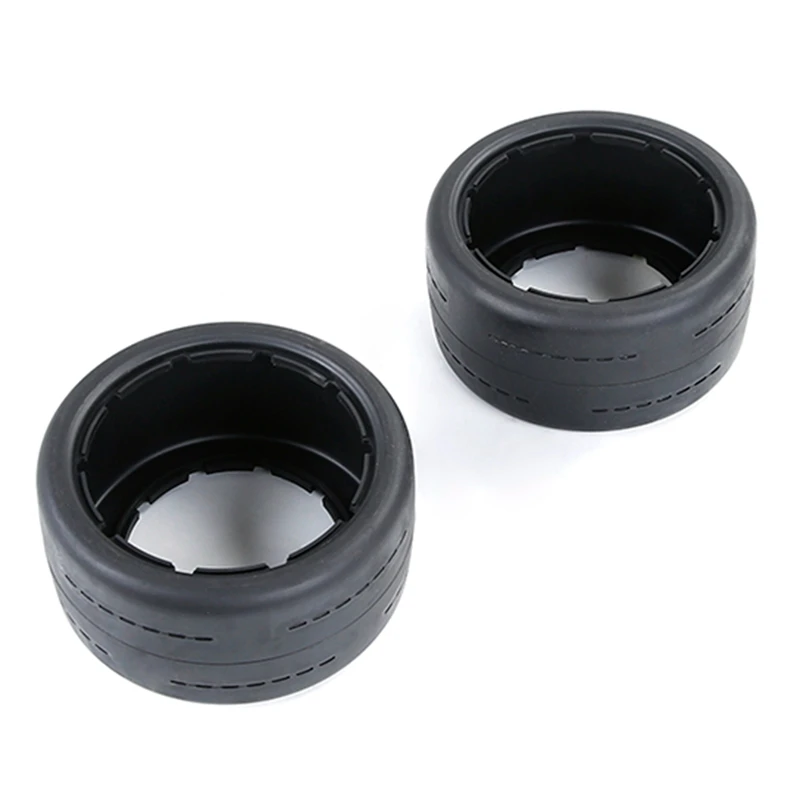 New Front OR Rear Bald Tires Skin Set For 1/5 HPI ROVAN ROFUN KM BAJA 5B Rc Car Toys Parts