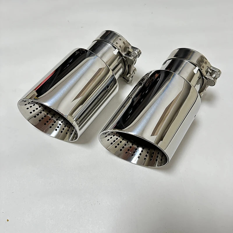 1pcs CARS attachment Exhaust pipe stainless steel 304 tail throat horn outlet hole large diameter 89mm 101mm 114mm size