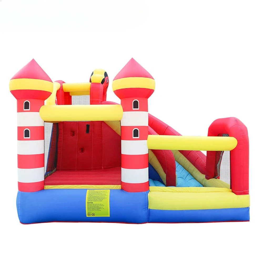 บ้านลมเด็กเล่นในร่ม - บ้านเด้งดึ๋งพร้อมตาข่ายนิรภัยสำหรับงานปาร์ตี้ที่บ้าน