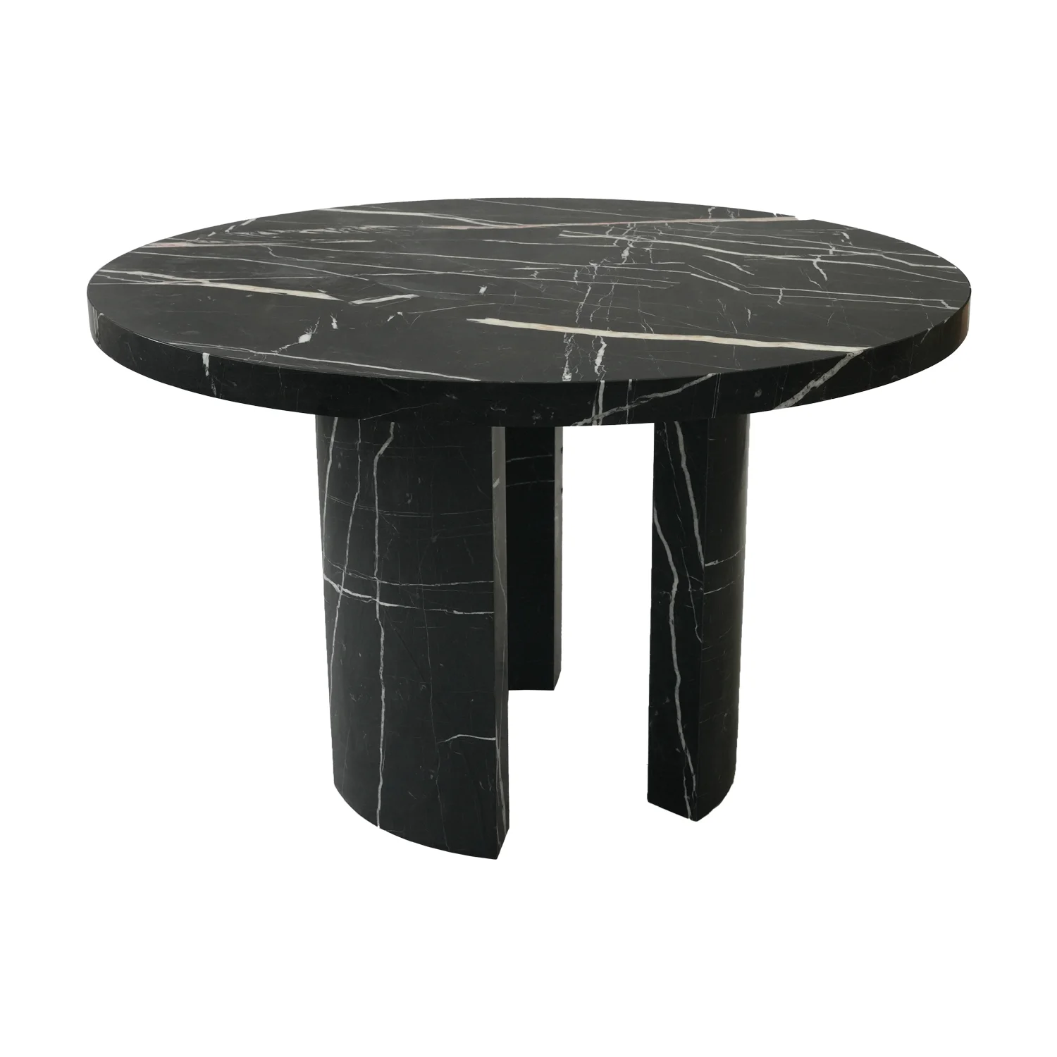 # Simple Style Black Marble Round Luxury Marble Dining Table