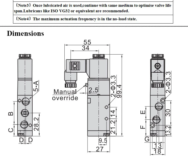 Elettrovalvola Solenoid Pneumatic Pneumatica — dettaglio 3