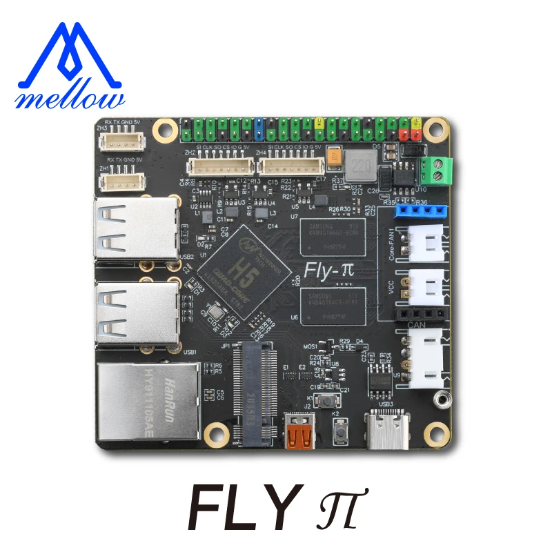 

Mellow V1 FLY π Board Replaces Raspberry Pi PC With Klipper & Reprap Firmware For Ender 3 Voron Vzbot V-core 3 3D Printer Parts